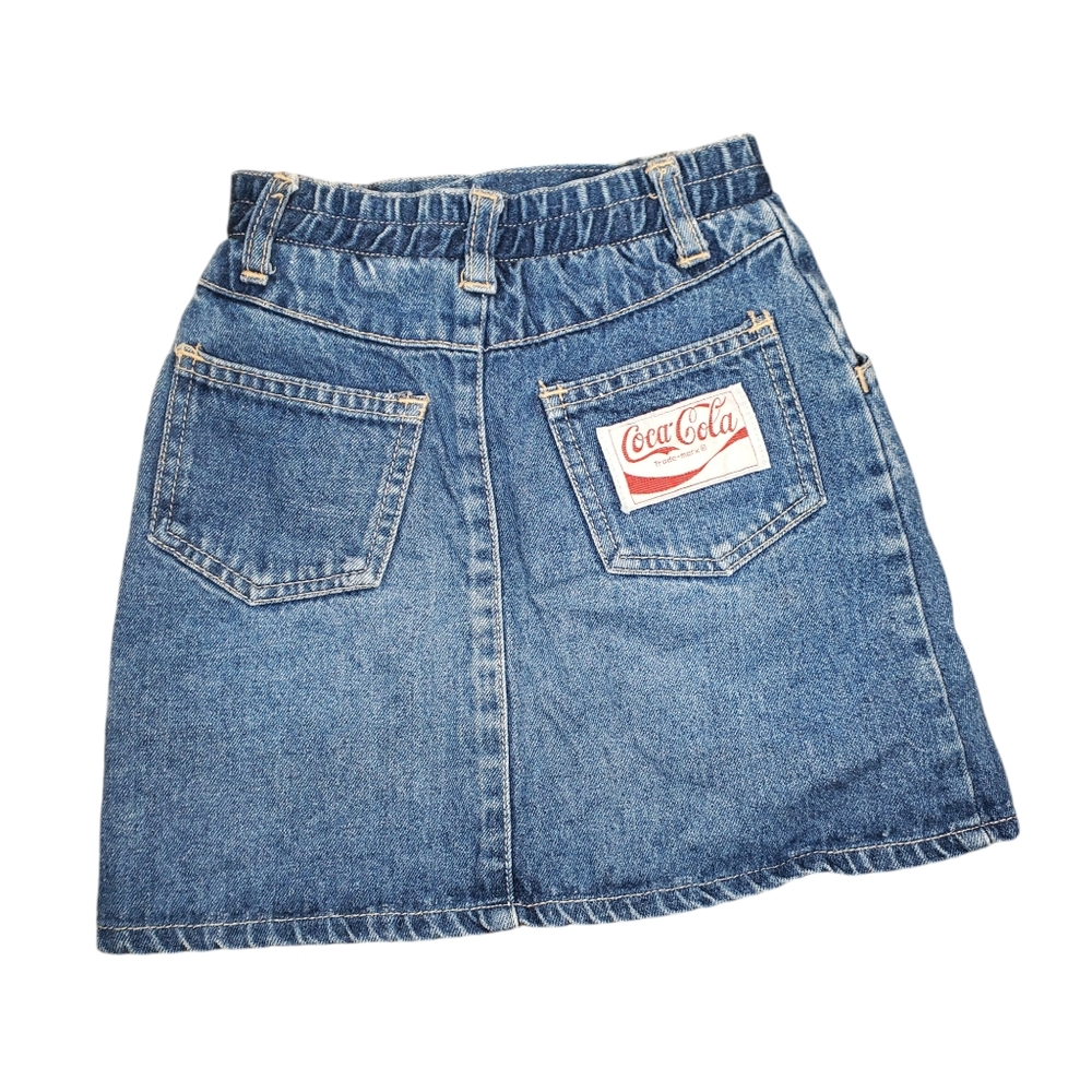Coca Cola vintage 1986 Demin skirt size s 4-5